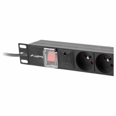 Lanberg PDU-07E-0200-IEC-BK PDU 1U 10A