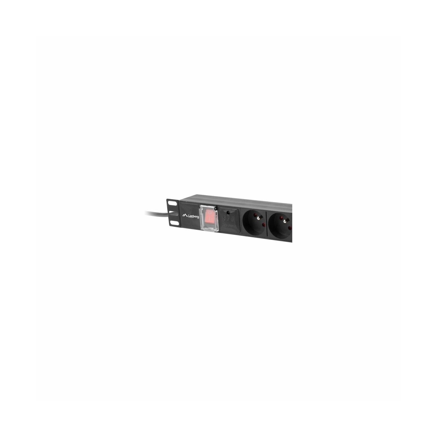 Lanberg PDU-07E-0200-IEC-BK PDU 1U 10A