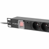 Lanberg PDU-07E-0200-IEC-BK PDU 1U 10A