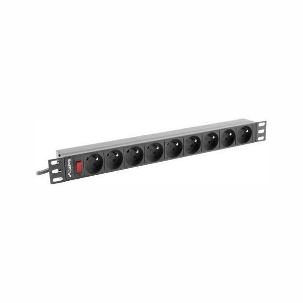 Lanberg PDU-09E-0300-BK PDU 1U 1