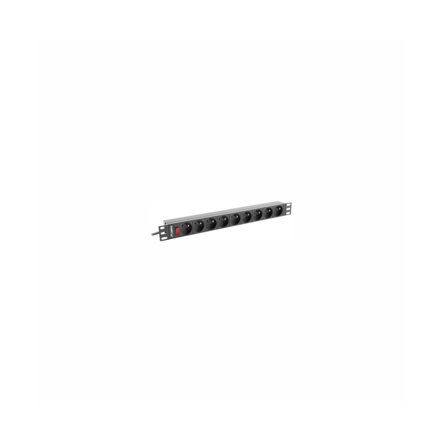 Lanberg PDU-09E-0300-BK PDU 1U 1