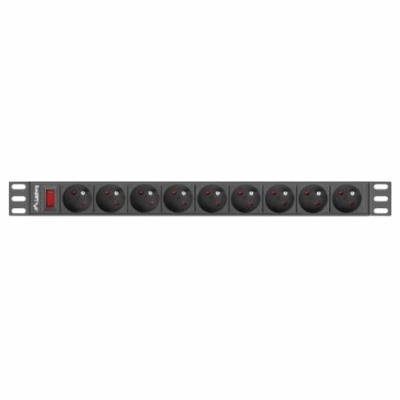 Lanberg PDU-09E-0300-BK PDU 1U 1