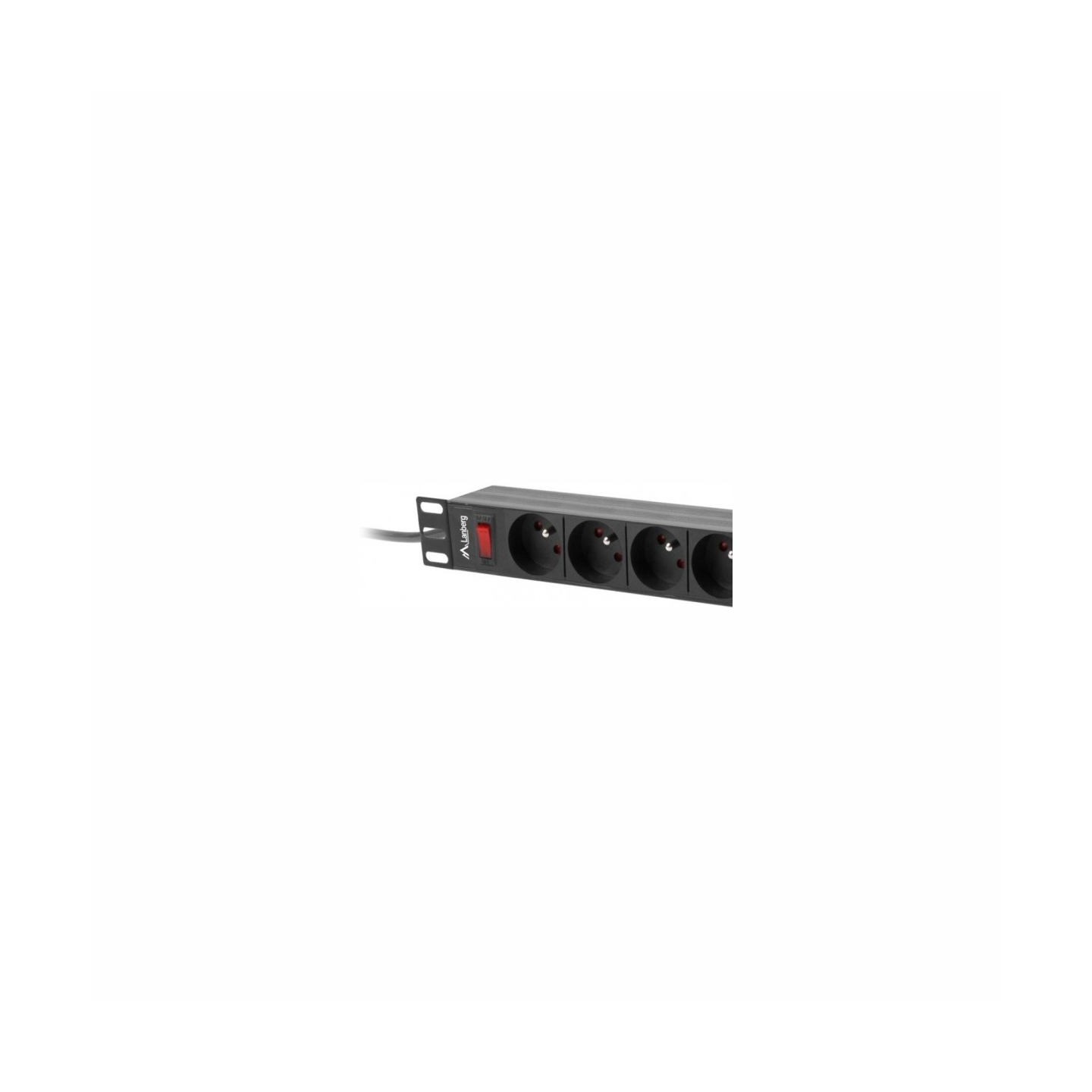 Lanberg PDU-09E-0300-BK PDU 1U 1