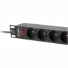 Lanberg PDU-09E-0300-BK PDU 1U 1