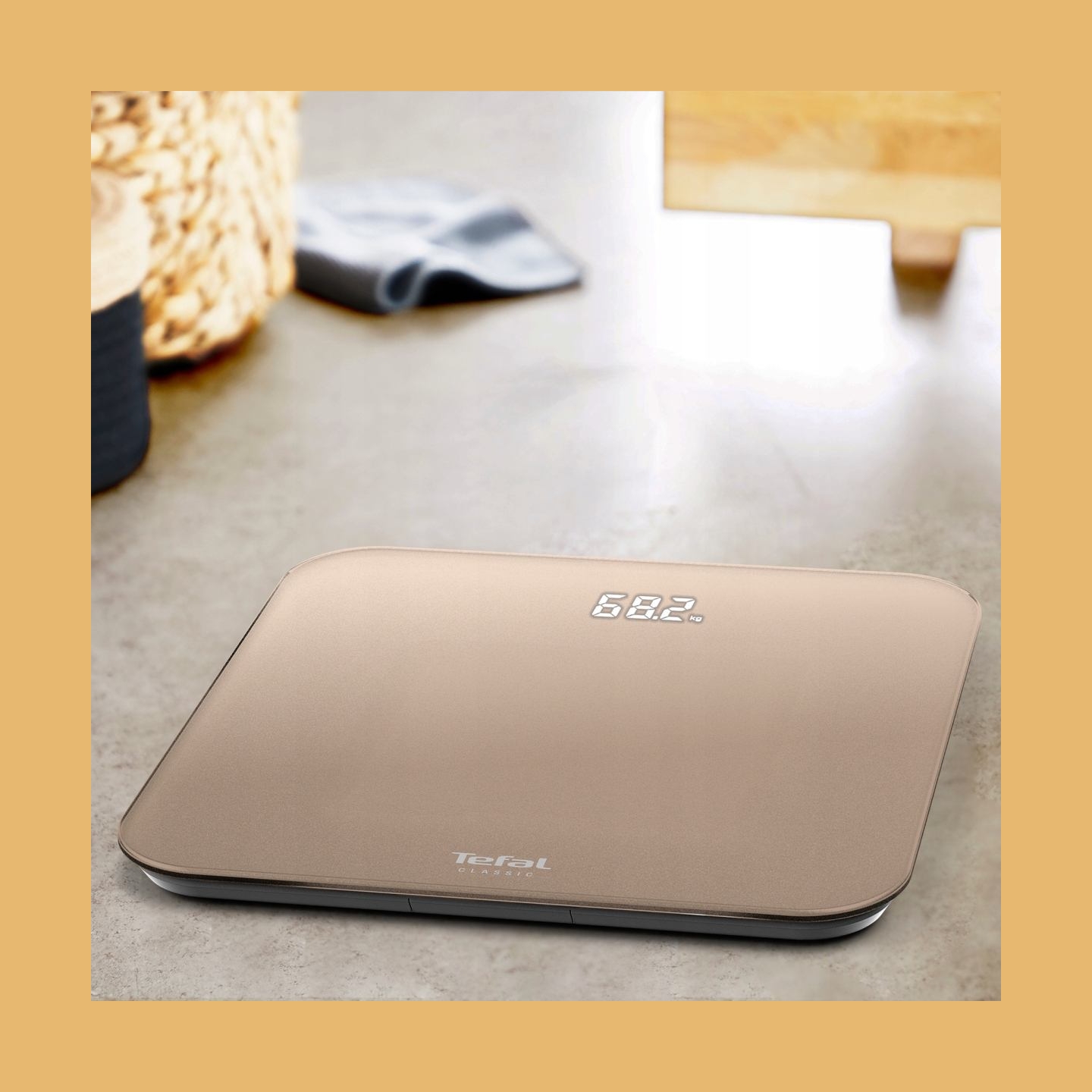Tefal PP1900V0 Classic | Bathroom Scale | Maximum weight (capacity) 180 | Accuracy 100 | Dune Metal