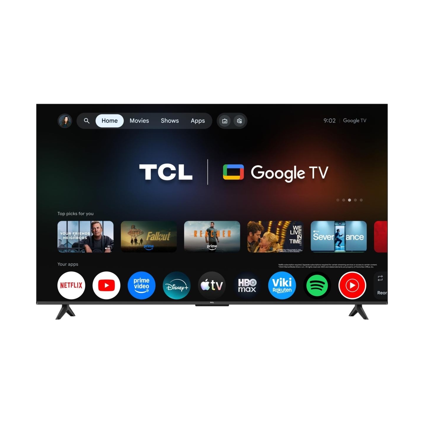 TCL TV Set|TCL|65 "|4K Ultra HD|3840 x 2160 pixels|Flat|16:9|QLED|65P6L