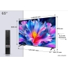 TCL TV Set|TCL|65 "|4K Ultra HD|3840 x 2160 pixels|Flat|16:9|QLED|65P6L