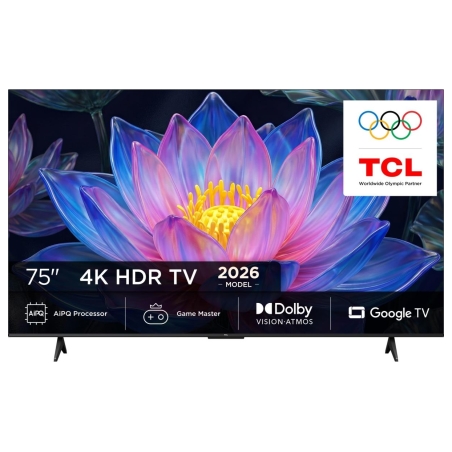 TCL TV Set|TCL|75 "|4K Ultra HD|3840 x 2160 pixels|Flat|16:9|QLED|75P6L