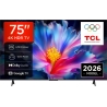 TCL TV Set|TCL|75 "|4K Ultra HD|3840 x 2160 pixels|Flat|16:9|QLED|75P6L
