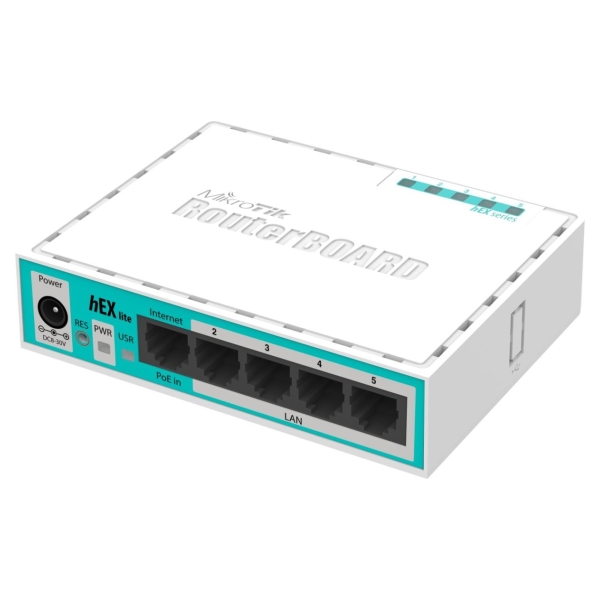 Mikrotik RB750r2 hEX lite Router 5x RJ45