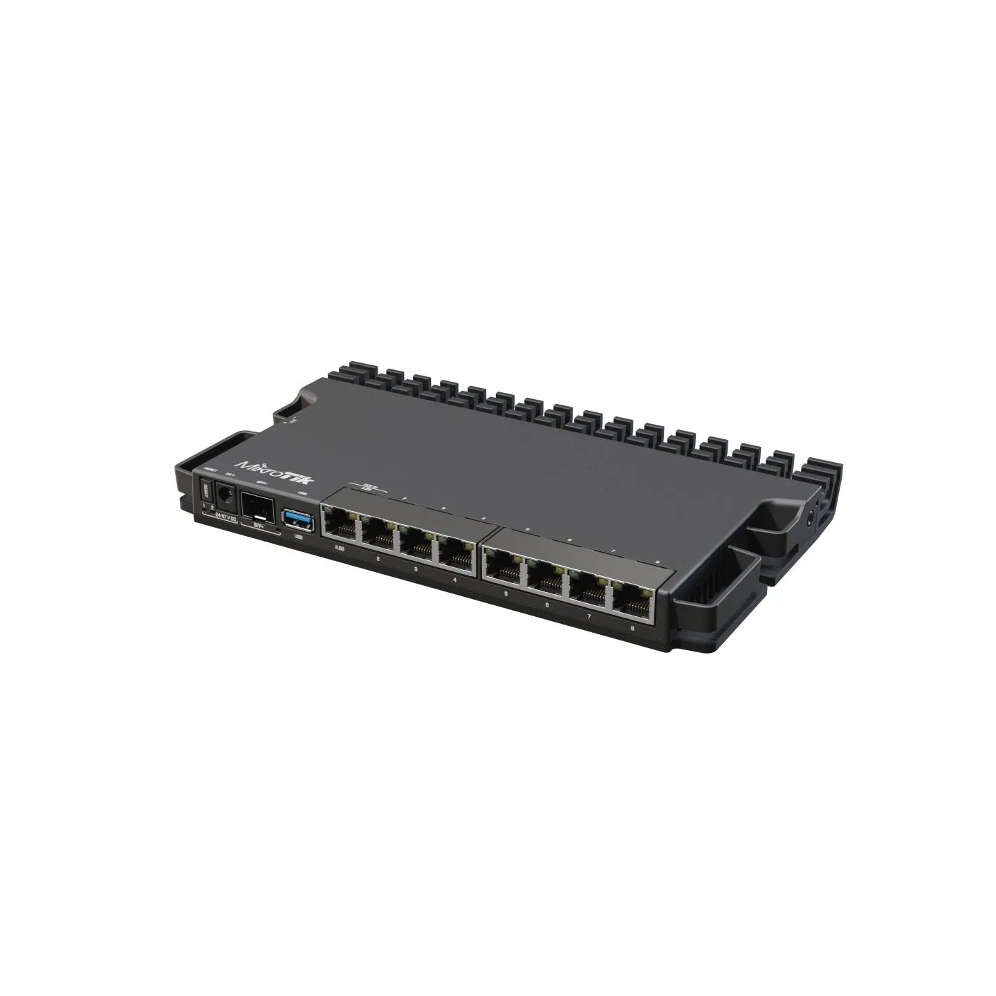 Mikrotik Wired Ethernet Router RB5009UG+S+IN, Quad core 1.4 GHz CPU, 1xSFP+, 7xGigabit LAN, 1x2.5G LAN, 1xUSB, Can be powered in