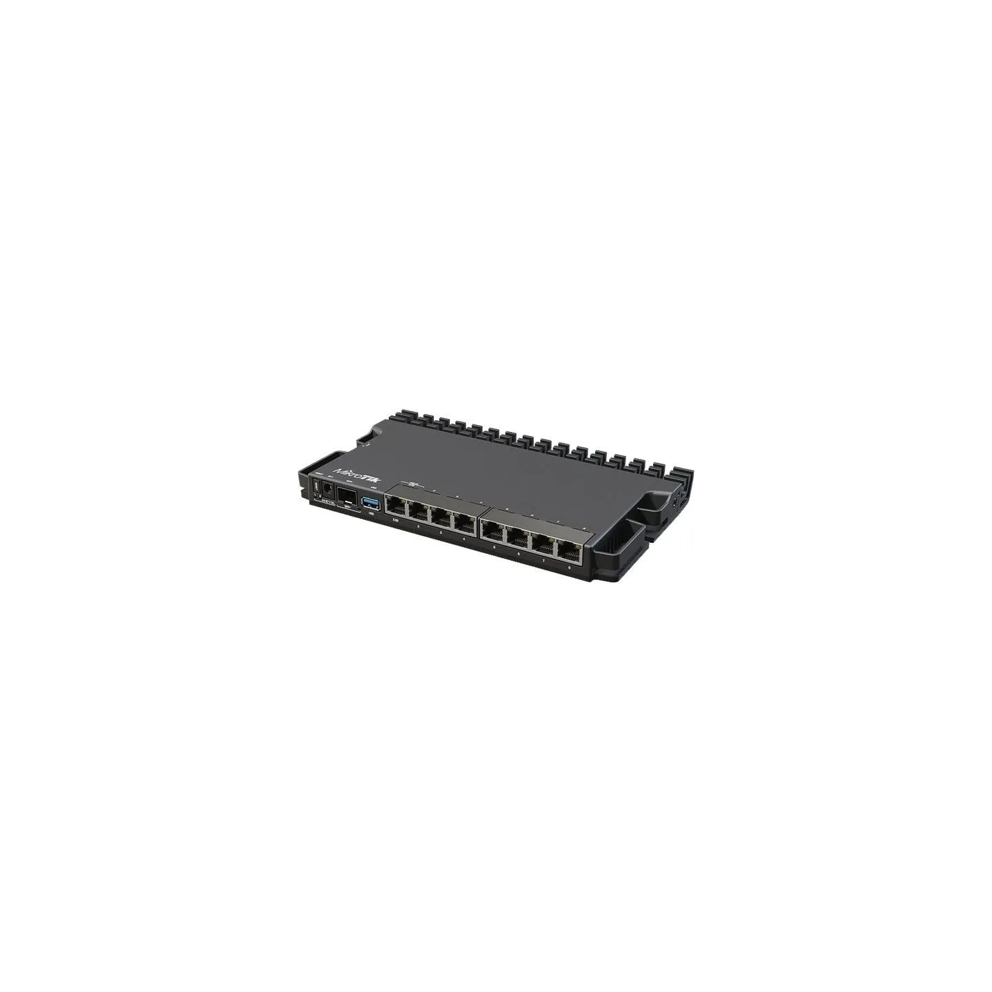 Mikrotik Wired Ethernet Router RB5009UG+S+IN, Quad core 1.4 GHz CPU, 1xSFP+, 7xGigabit LAN, 1x2.5G LAN, 1xUSB, Can be powered in