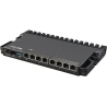 Mikrotik Wired Ethernet Router RB5009UG+S+IN, Quad core 1.4 GHz CPU, 1xSFP+, 7xGigabit LAN, 1x2.5G LAN, 1xUSB, Can be powered in