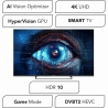 Manta MATV002LUV50 50" Smart VIDAA TV LED 4K UHD with S2 DVBT2 H Set-Top Box.265/HEVC BT HDR Wi-Fi