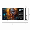 Manta MATV002LUV50 50" Smart VIDAA TV LED 4K UHD with S2 DVBT2 H Set-Top Box.265/HEVC BT HDR Wi-Fi