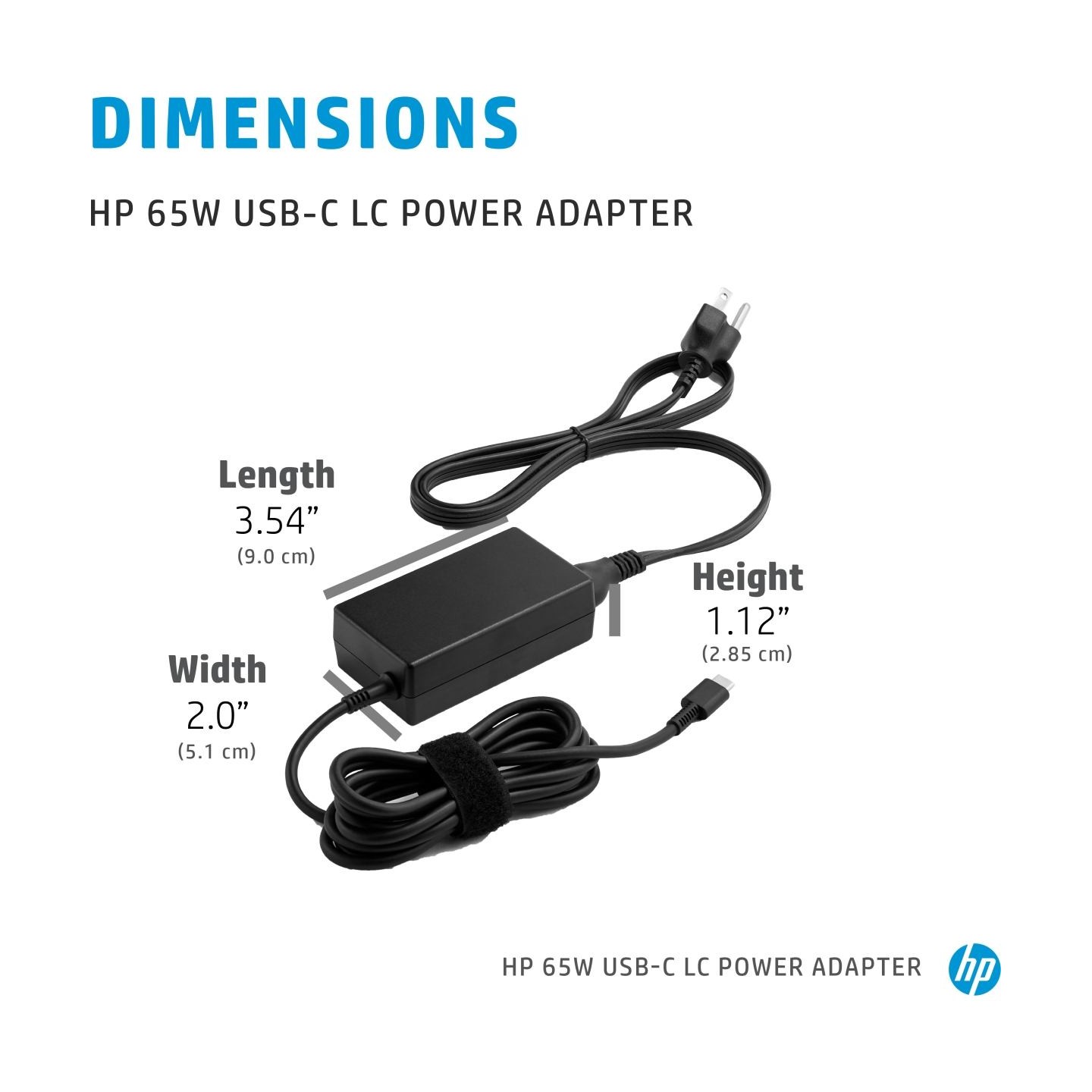 HP 65W USB-C HP Fast Charge Technology