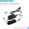 HP 65W USB-C LC Power Adapter