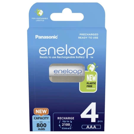 Panasonic | Rechargeable Batteries | ENELOOP BK-4MCDE/4BE | AAA | 800 mAh | 4 pc(s)