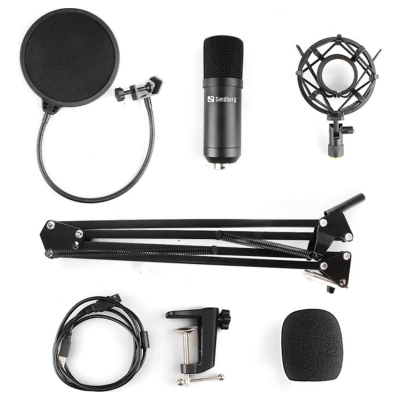 Sandberg Streamer USB Microphone Kit