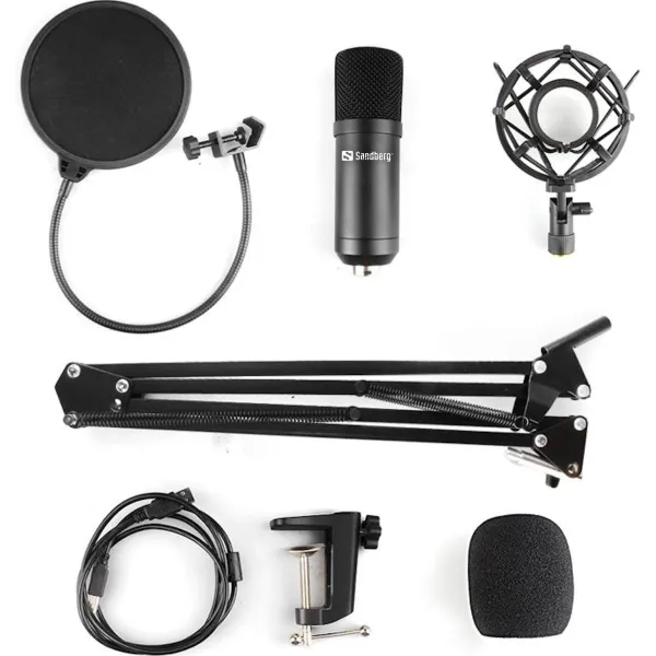 Sandberg Streamer USB Microphone Kit