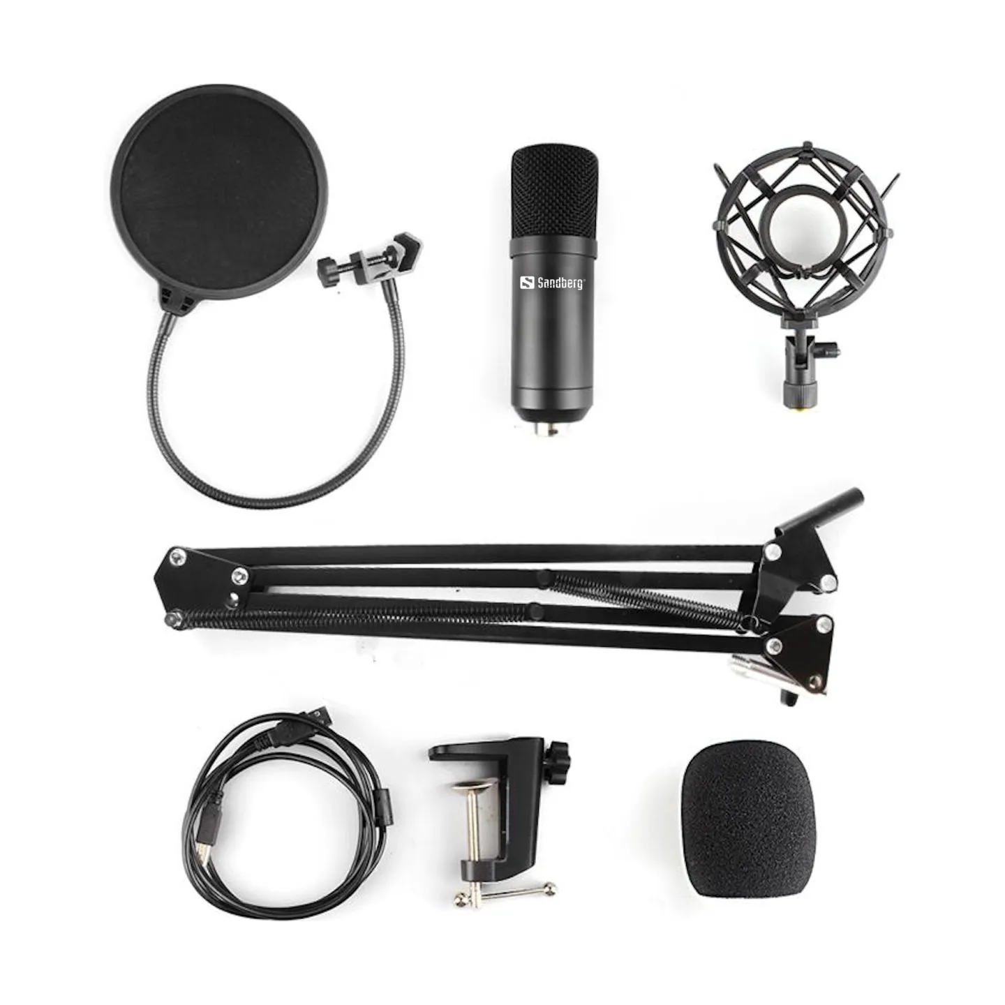 Sandberg Streamer USB Microphone Kit