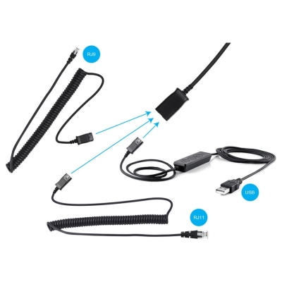 Sandberg USB+RJ9/11 Headset Pro Stereo