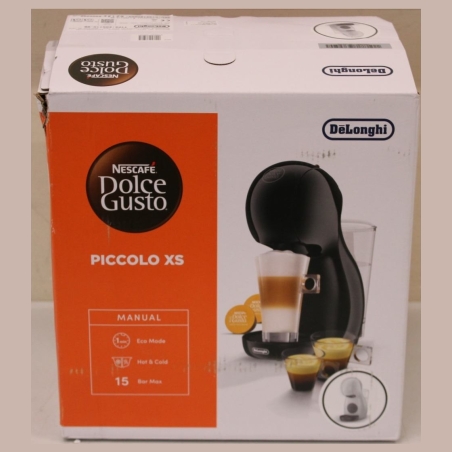 Delonghi EDG110.WB Dolce Gusto Piccolo XS Coffee maker, White |  Delonghi Coffee Maker | EDG110.WB Dolce Gusto Piccolo XS | Pump