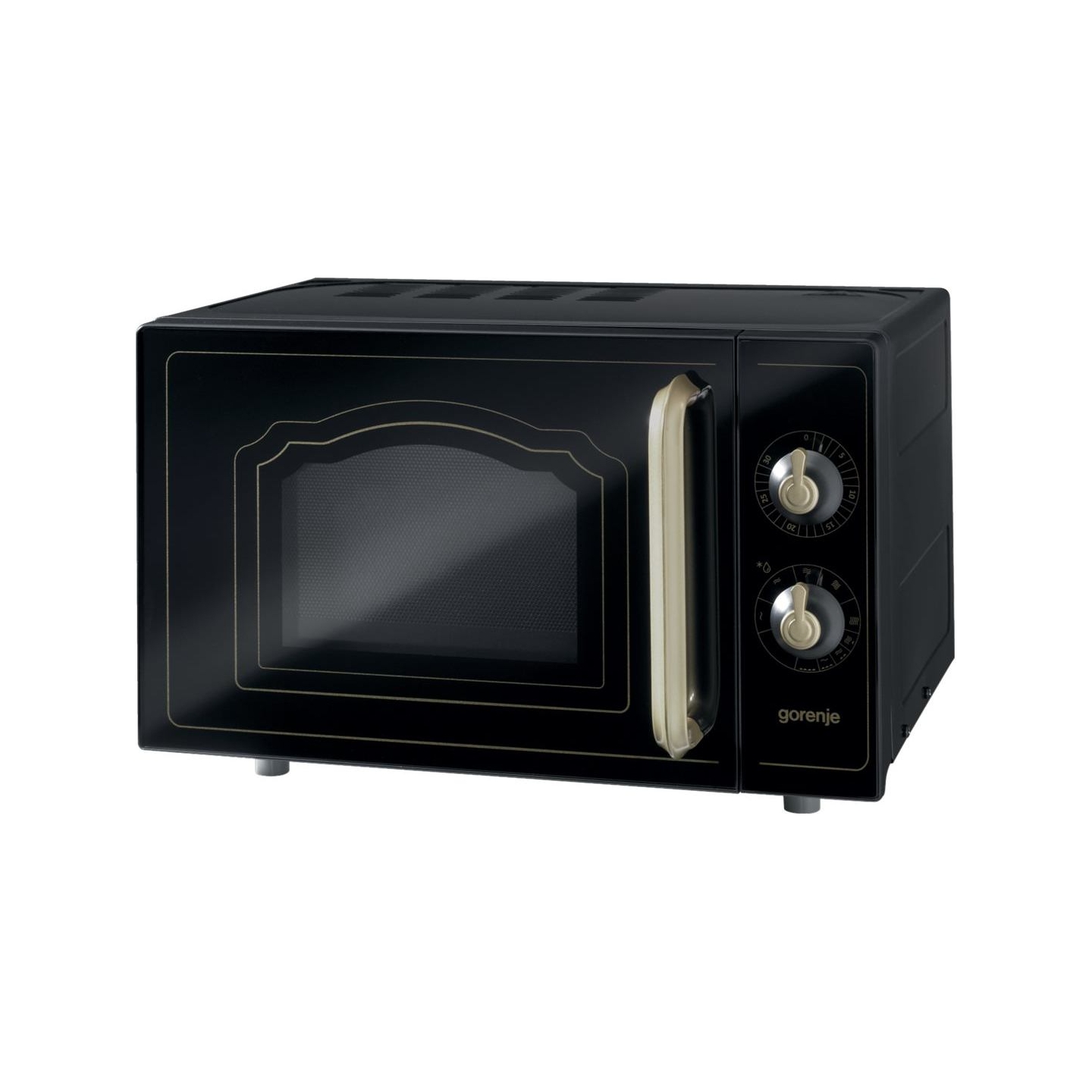 Gorenje | Microwave oven with grill | MO4250CLB | Free standing | 20 L | 700 W | Grill | Black