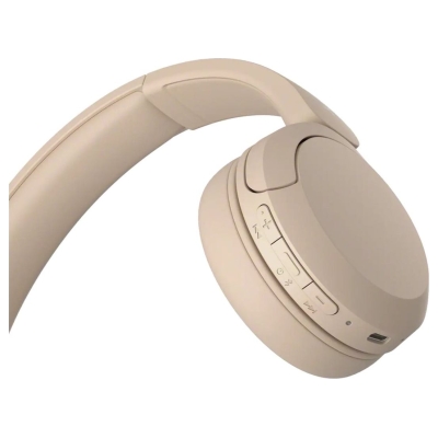 Sony WH-CH520 Headphones on-ear Beige