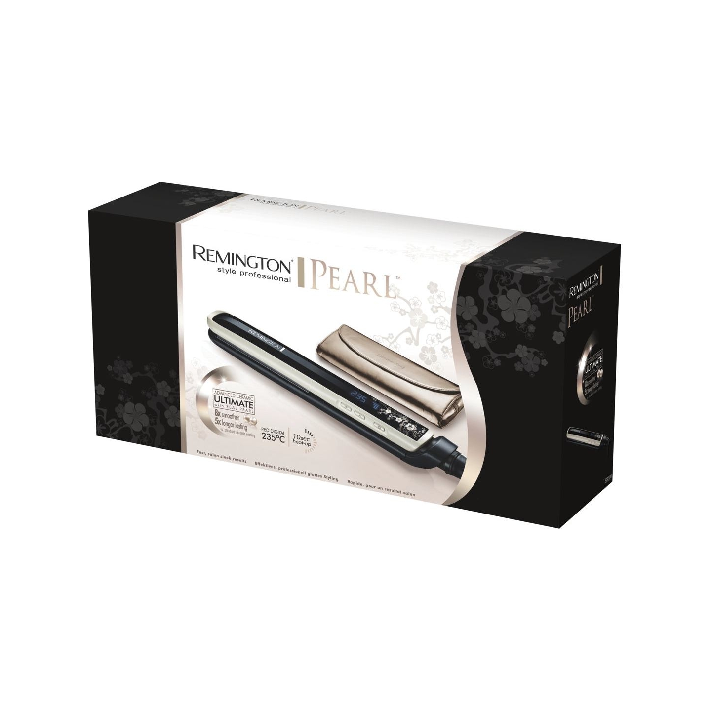 Remington | PEARL Hair Straightener | S9500 | Warranty 24 month(s) | Ceramic heating system | Display Digital display | Temperat