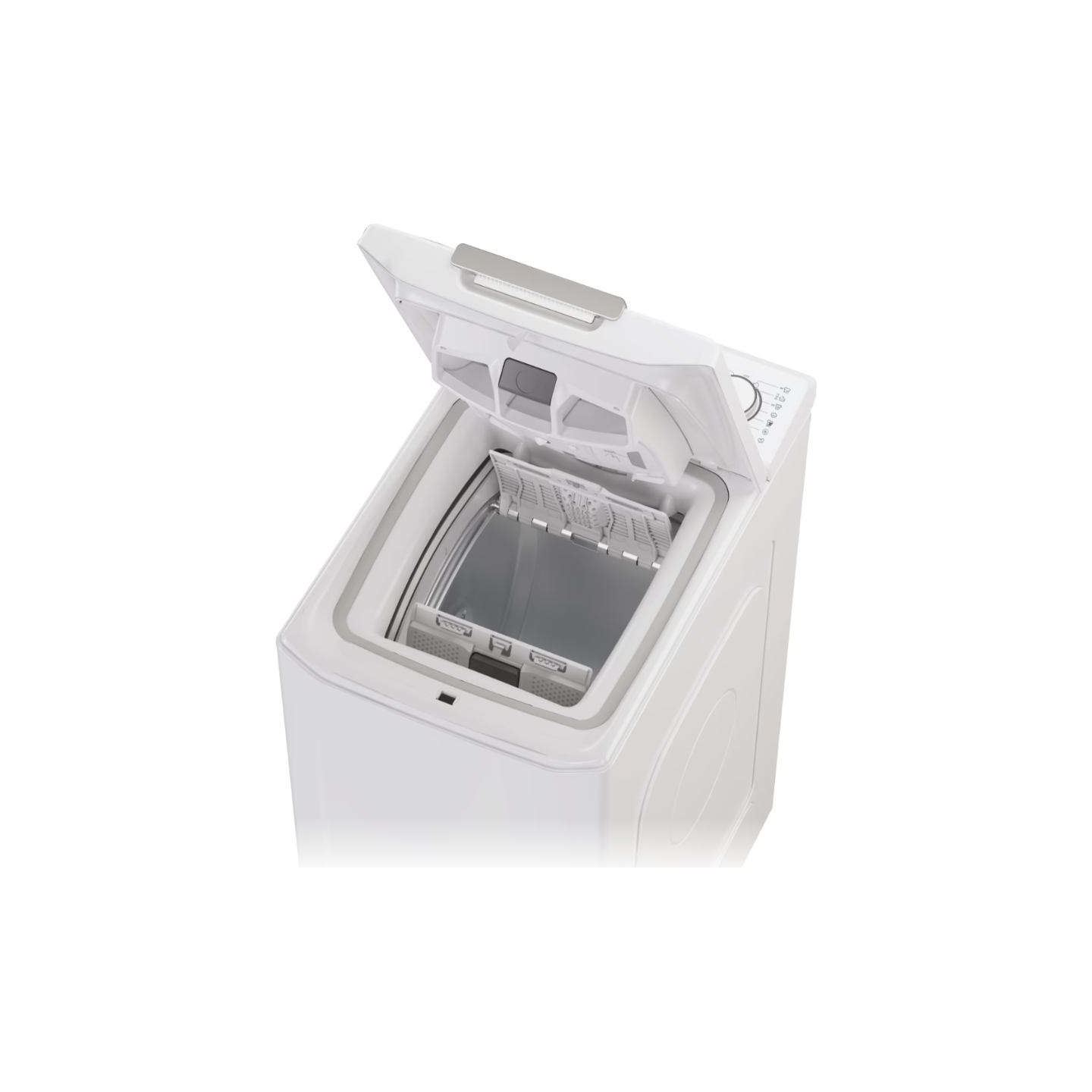 Candy | Washing Machine | TCA264TM5-S | Energy efficiency class A | Top loading | Washing capacity 6 kg | 1200 RPM | Depth 60 cm