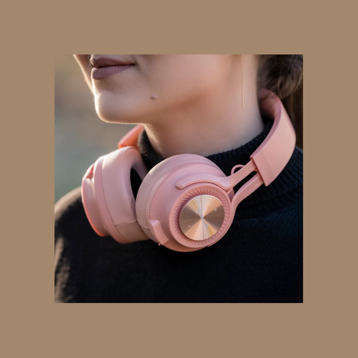 Tellur Feel Bluetooth Over-Ear Headphones Pink