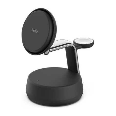 Belkin 3-in-1 Wireless magnetic charger Qi2 25W charcoal