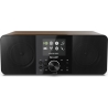 Sharp DR-I740(BK) Lisbon Stereo Smart Radio (Internet / DAB+ / FM), Black & Walnut | Sharp