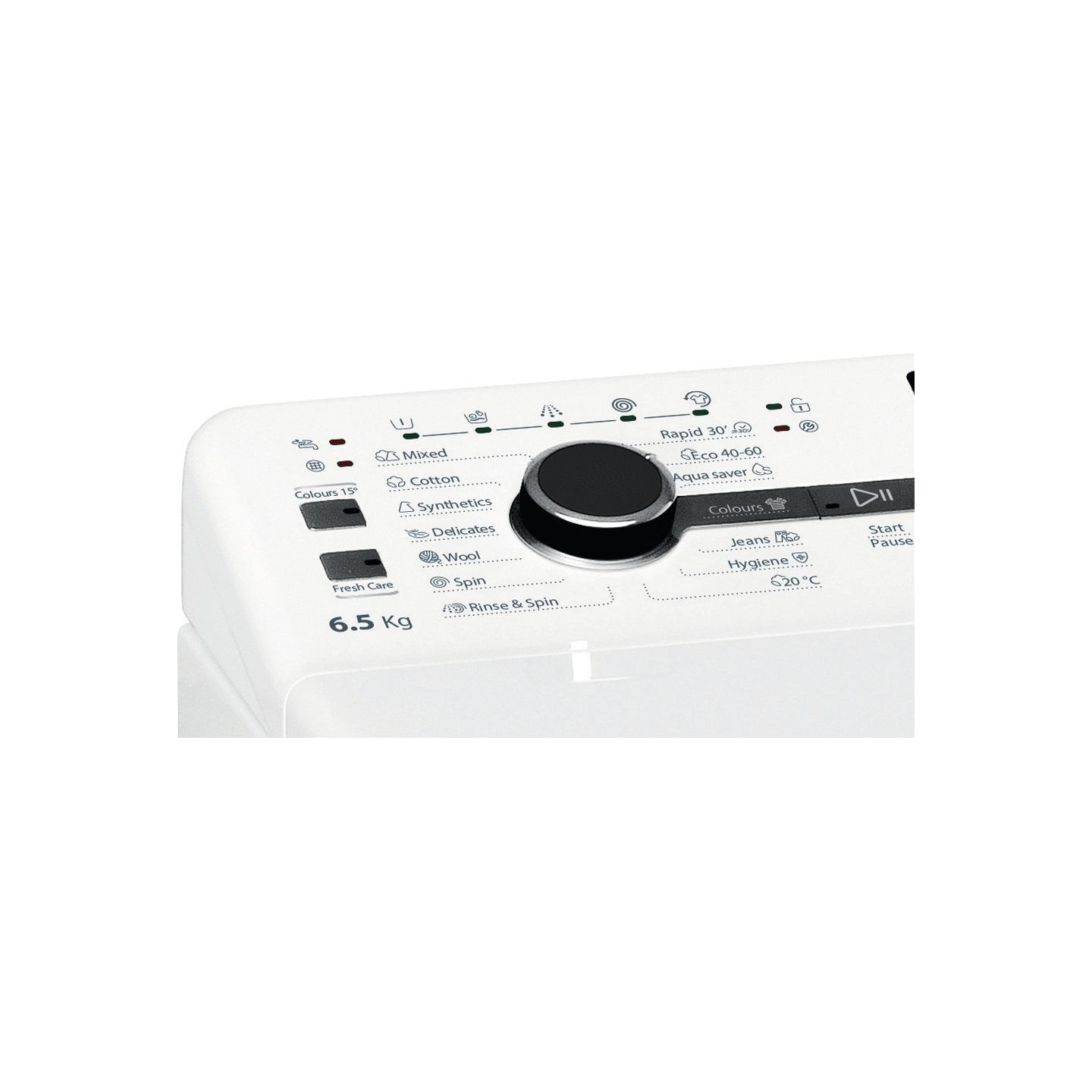 Whirlpool Washing Machine | TDLRB 65242BS EU/N | Energy efficiency class C | Top loading | Washing capacity 6.5 kg | 1200 RPM | 