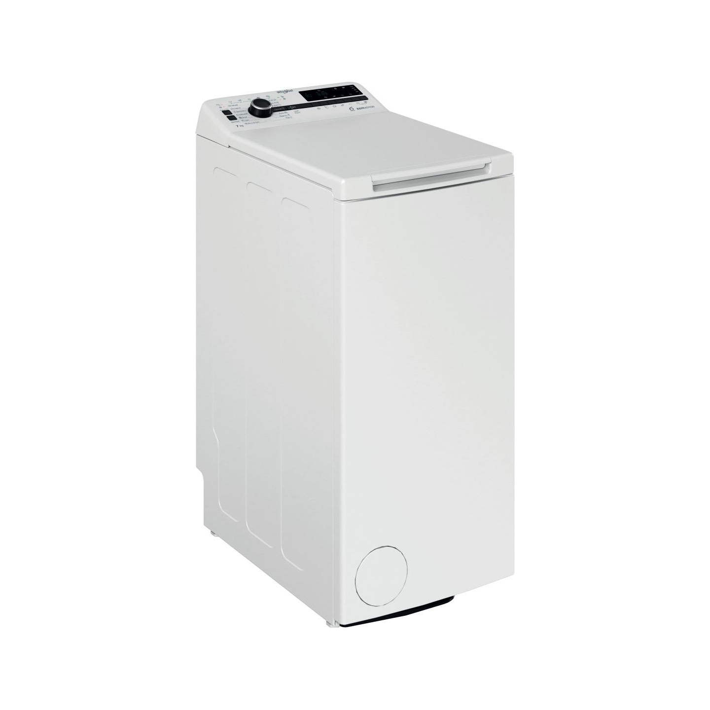 Whirlpool | Washing Machine | TDLRB 7232BS EU | Energy efficiency class D | Top loading | Washing capacity 7 kg | 1200 RPM | Dep