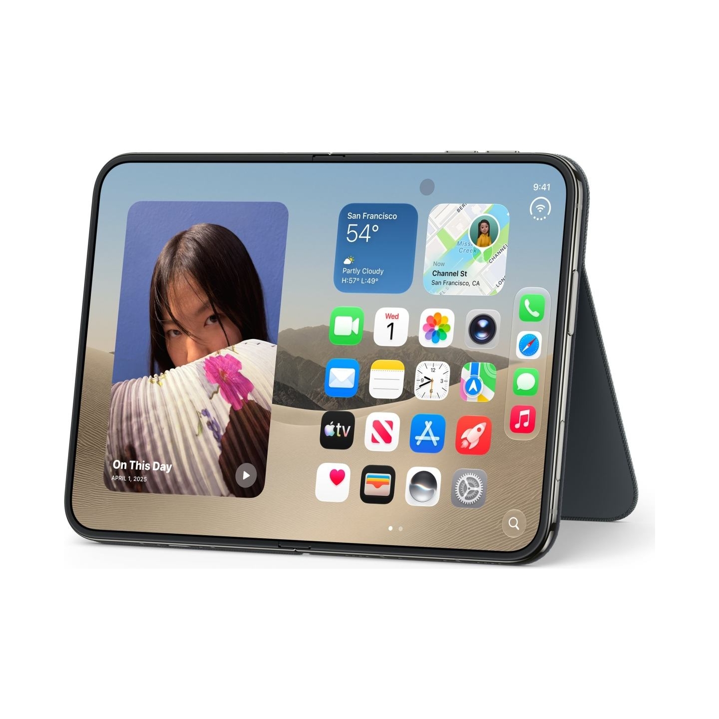 Apple iPhone Duo Folio with Kickstand - Navy Blue | Apple