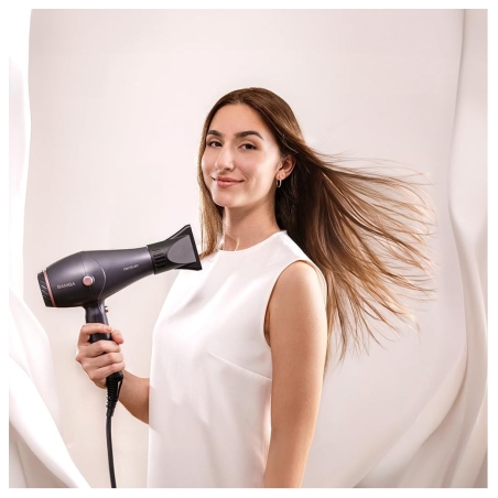 Cecotec Hair dryer | IoniCare Harmony | 2600 W | Number of temperature settings 3 | Ionic function | Grey | Diffuser nozzle