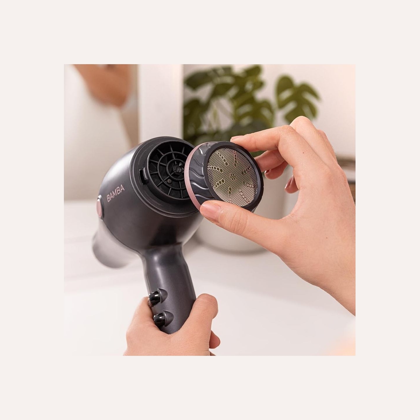 Cecotec Hair dryer | IoniCare Harmony | 2600 W | Number of temperature settings 3 | Ionic function | Grey | Diffuser nozzle