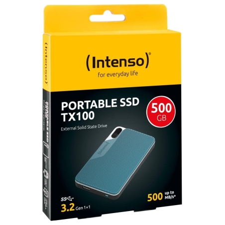 Intenso External SSD|INTENSO|TX100|500GB|USB-C|3826450