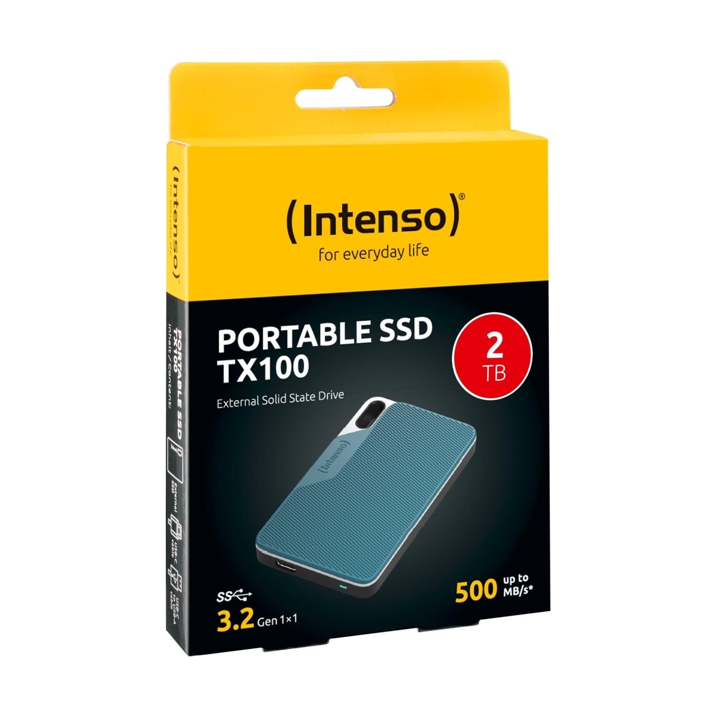 Intenso External SSD|INTENSO|TX100|2TB|USB-C|3826470