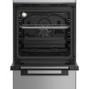 Indesit Cooker | I5G5PMX | Hob type Gas | Oven type Electric | Stainless Steel | Width 50 cm | Depth 60 cm | Grilling | Energy e