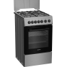 Indesit Cooker | I5G5PMX | Hob type Gas | Oven type Electric | Stainless Steel | Width 50 cm | Depth 60 cm | Grilling | Energy e