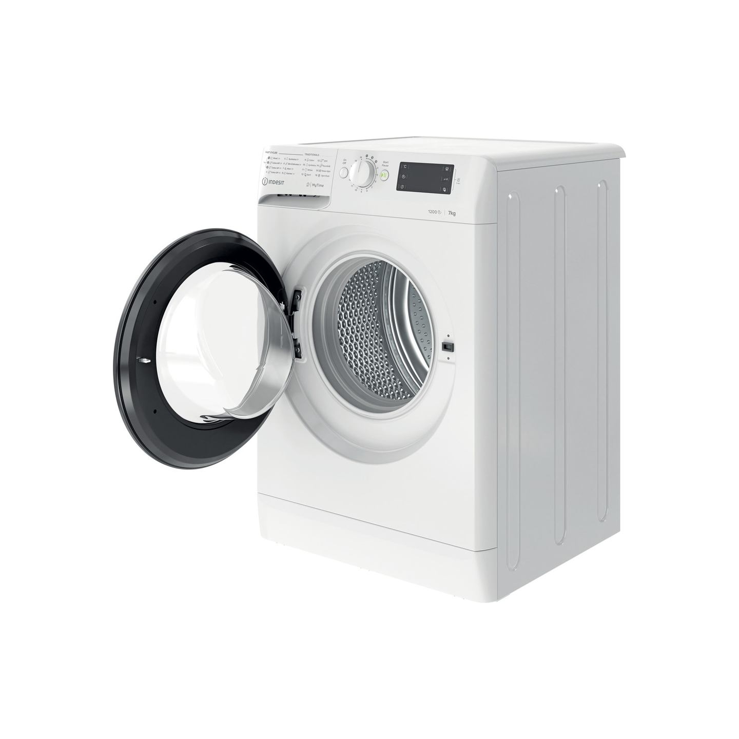 Indesit | Washing machine | MTWE 71252 WK EE | Energy efficiency class E | Front loading | Washing capacity 7 kg | 1200 RPM | De
