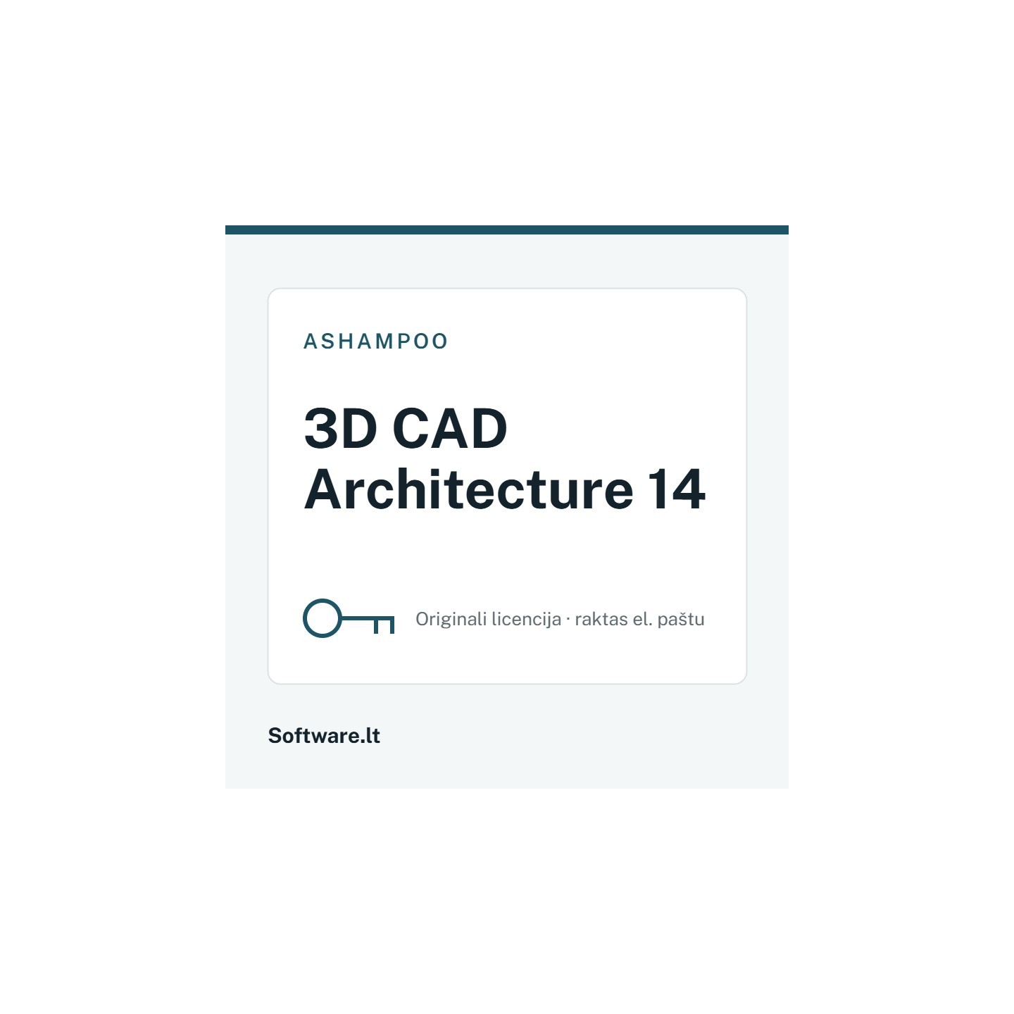 Ashampoo 3D CAD Architecture 14 – 1 computer, Perpetual licence
