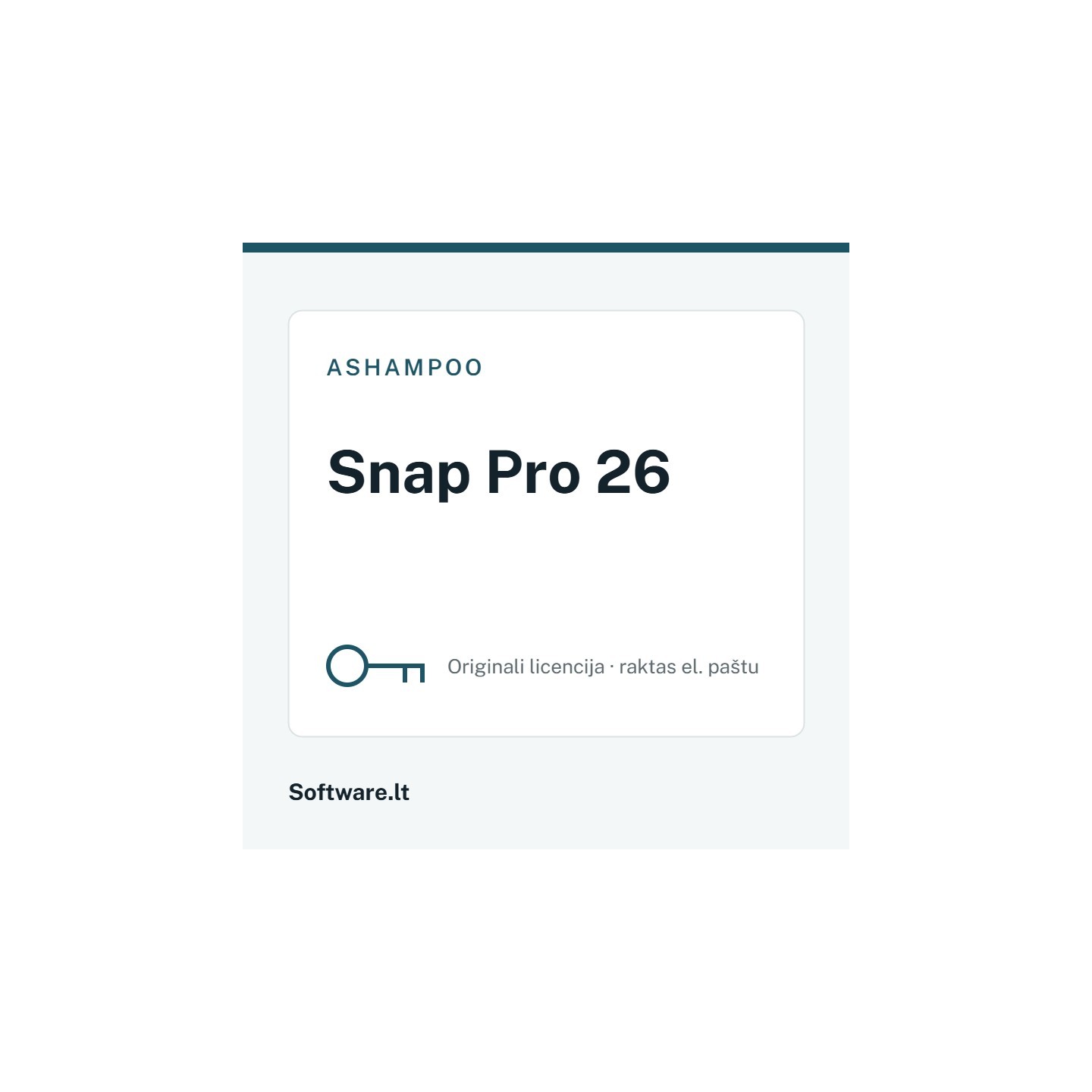 Ashampoo Snap Pro 26 – 1 computer, Perpetual licence