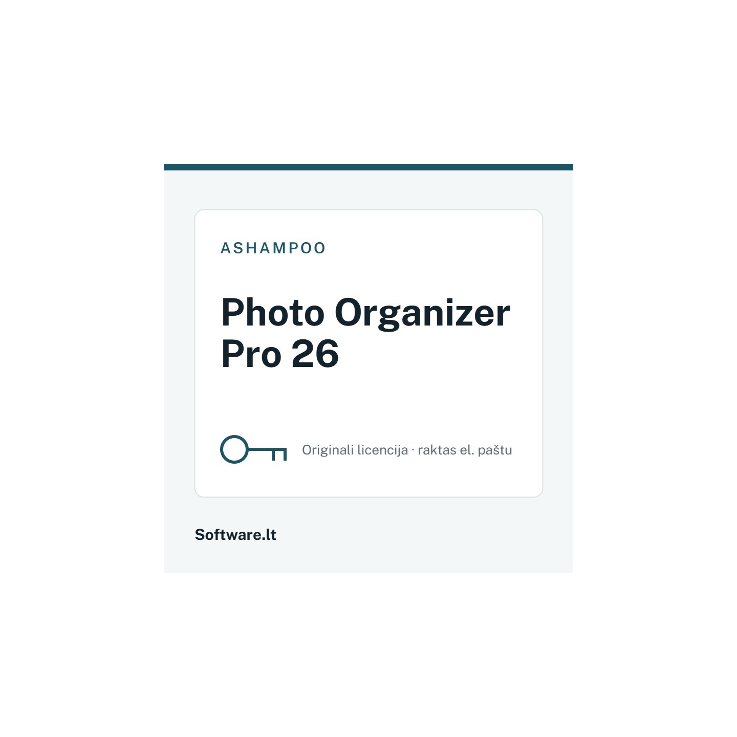Ashampoo Photo Organizer Pro 26 – 1 datoram, Beztermiņa licence