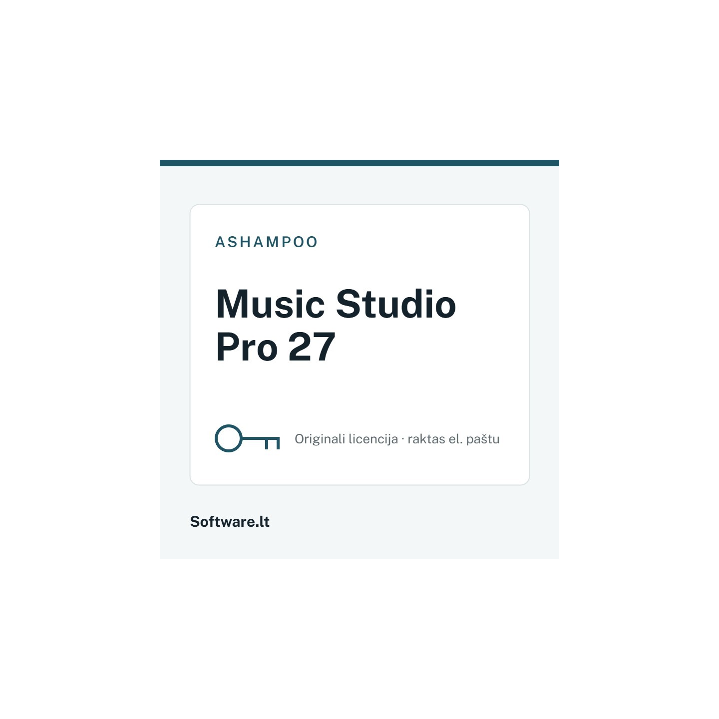 Ashampoo Music Studio Pro 27 – 1 datoram, Beztermiņa licence