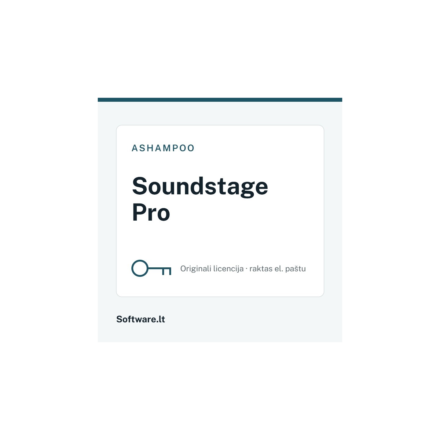 Ashampoo Soundstage Pro – 1 computer, Perpetual licence