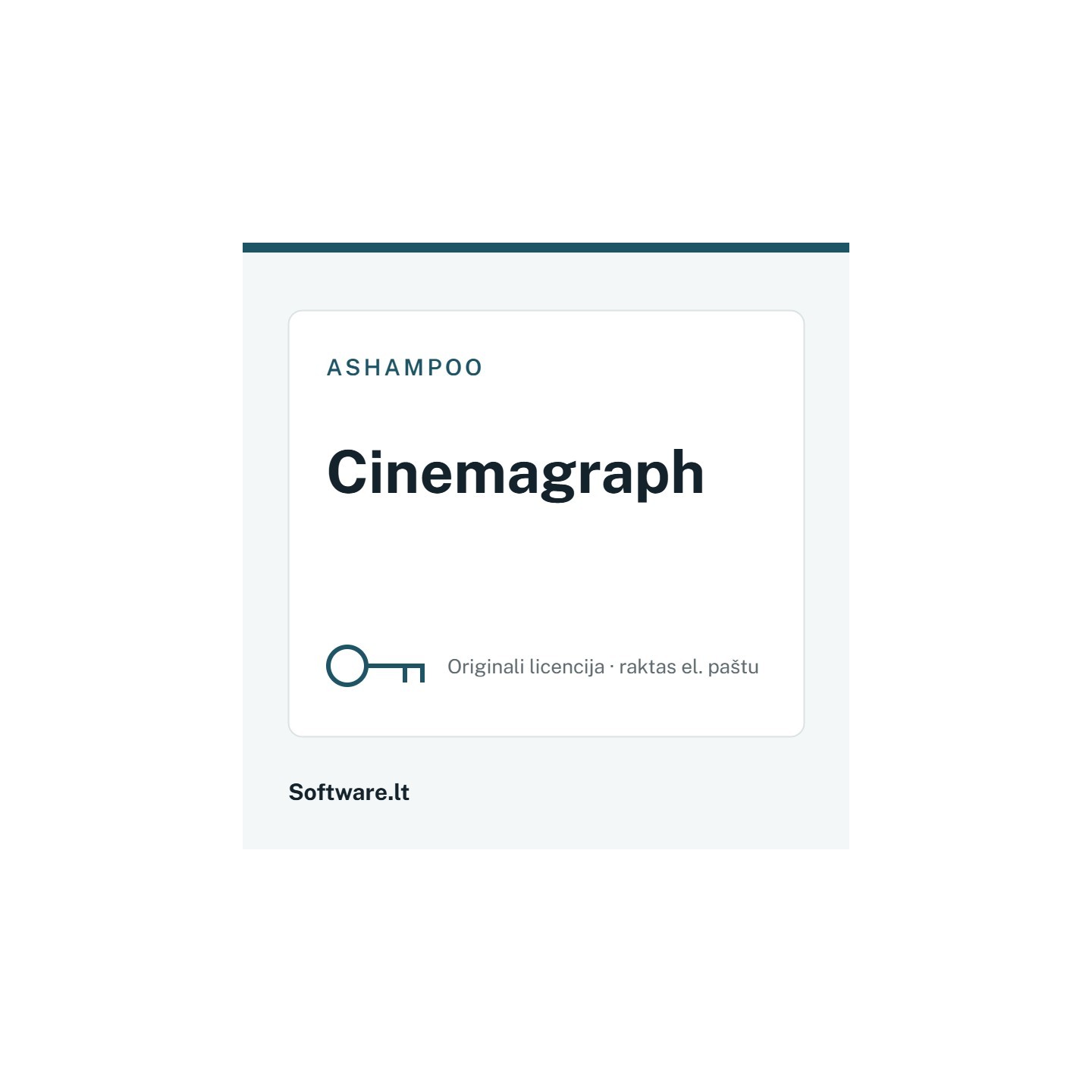 Ashampoo Cinemagraph – 1 computer, Perpetual licence